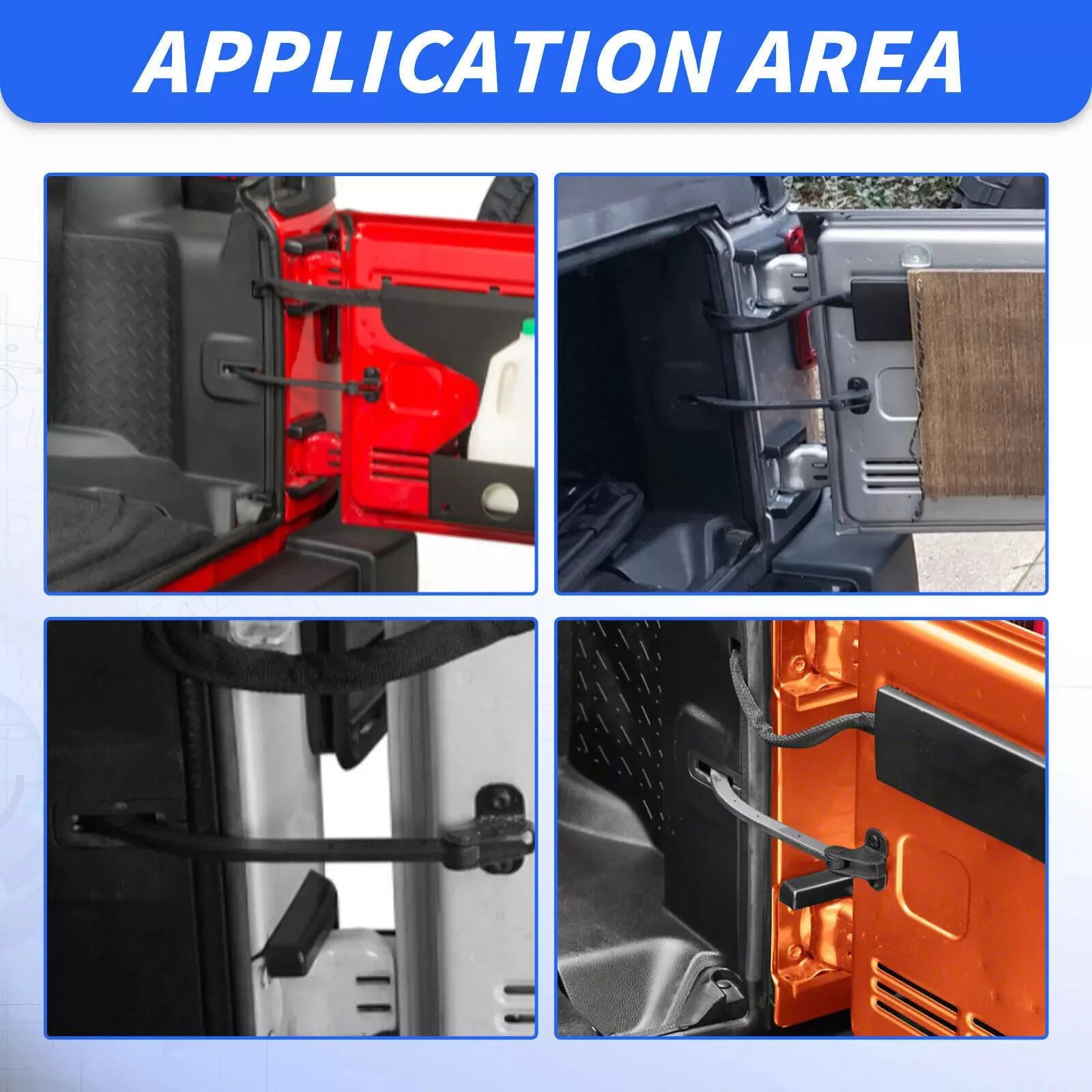 Vehicle Rear Door Gate Tailgate Check Strap Retaining Arm 4589890AC