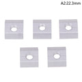 Solar Panel Mounting Aluminum Alloy Bracket End Mid Clamp T-blocks Zpaxo 22.3mm