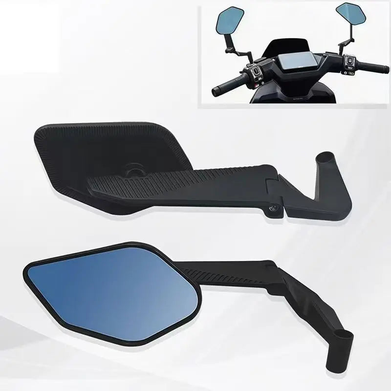 Folding Aluminum Rearview Mirror for Motorcycle & E-Bike