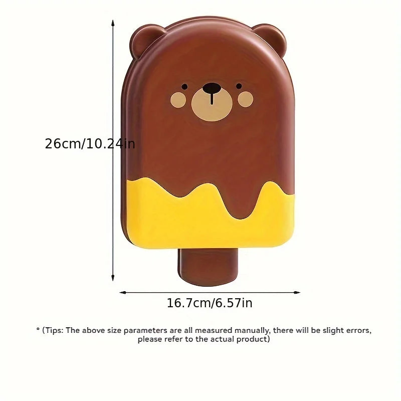 Bear Ice Cream Cube Mold Maker Zpaxo