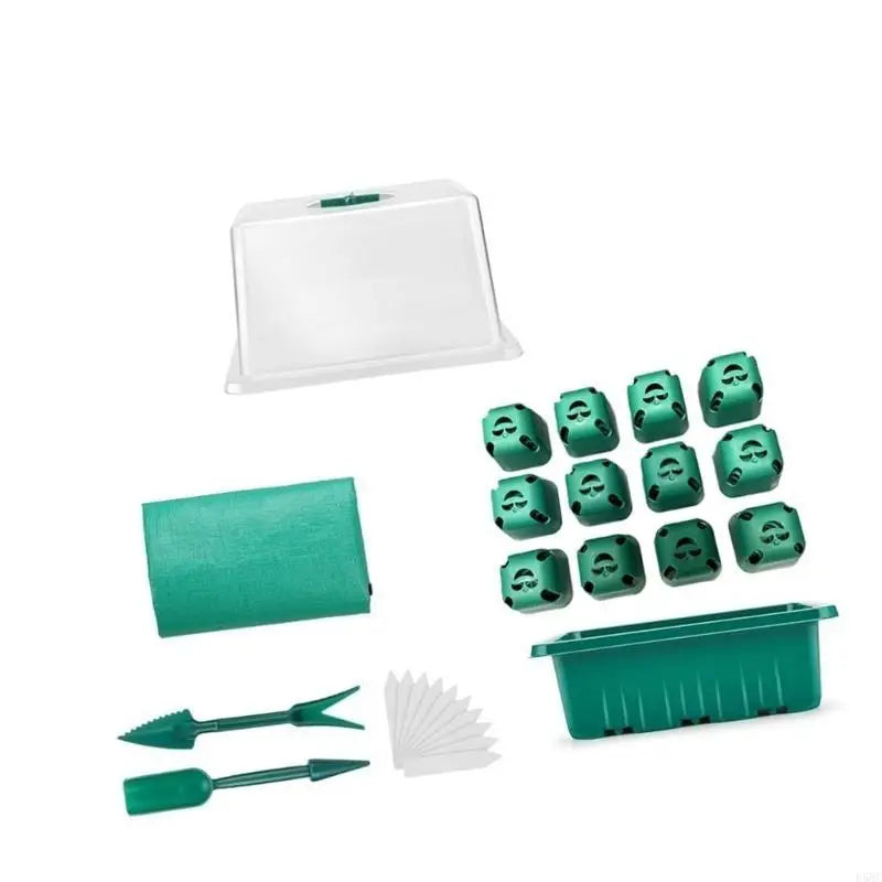 Seedling Tray Mini Greenhouse Starter Kits Indoor Outdoor Planting