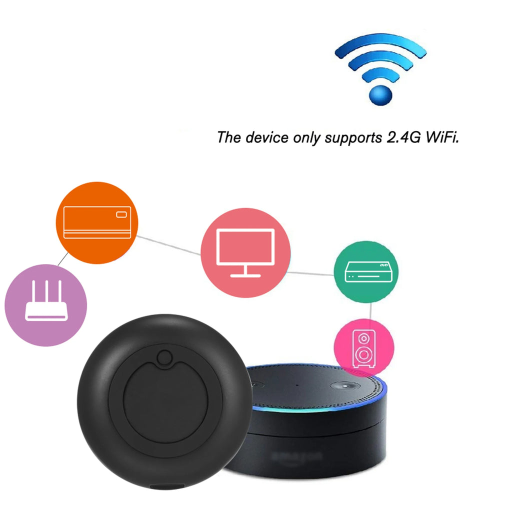 WiFi-IR Remote Control 2.4Ghz Enabled Infrared Universal Remote Controller For Air Conditioner TV DVD Using Tuya Smart Life APP Zpaxo