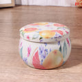 CM4OZ Sealed Jar Metal Candle Tin Jars Candy Box Rose Tea Pot Jewelry