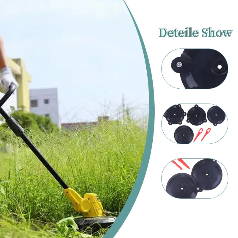 1Pcs Simple Snap-On Plastic Head Grass Trimmer Cutter Head Replacement Blades For Parkside PRTA 20-LiA1 LIDL IAN 311046 91099406 Zpaxo