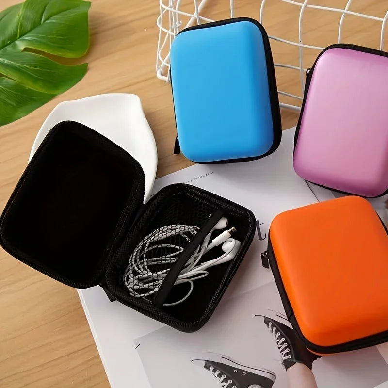 EVA Hard Shell Earphone & Cable Organizer Bag | Zpaxo Cable Organizer Pouch Zpaxo