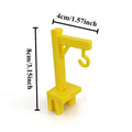 Crane Tea Bag Holder Clip – Cute Mug Clip for Desk & Home Tea Bag Holder Zpaxo Yellow 1PC