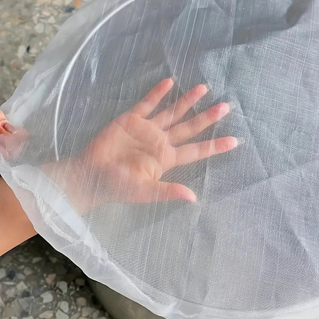 Rain Barrel Mesh Cover – Leaf & Insect Filter Screen Rain Barrel Cover Zpaxo