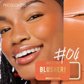 1PC Matte Blush & Lip Gloss - Creamy Mashed Potato Texture, Effortless To Apply, Richly Pigmented, Long-Wearing, Christmas Gift Zpaxo 04