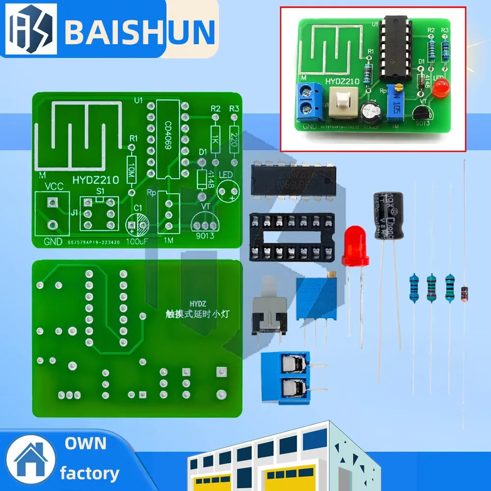 4 5-5V Touch-activated Capacitive Switch Auto-off Timer Module Ideal Zpaxo
