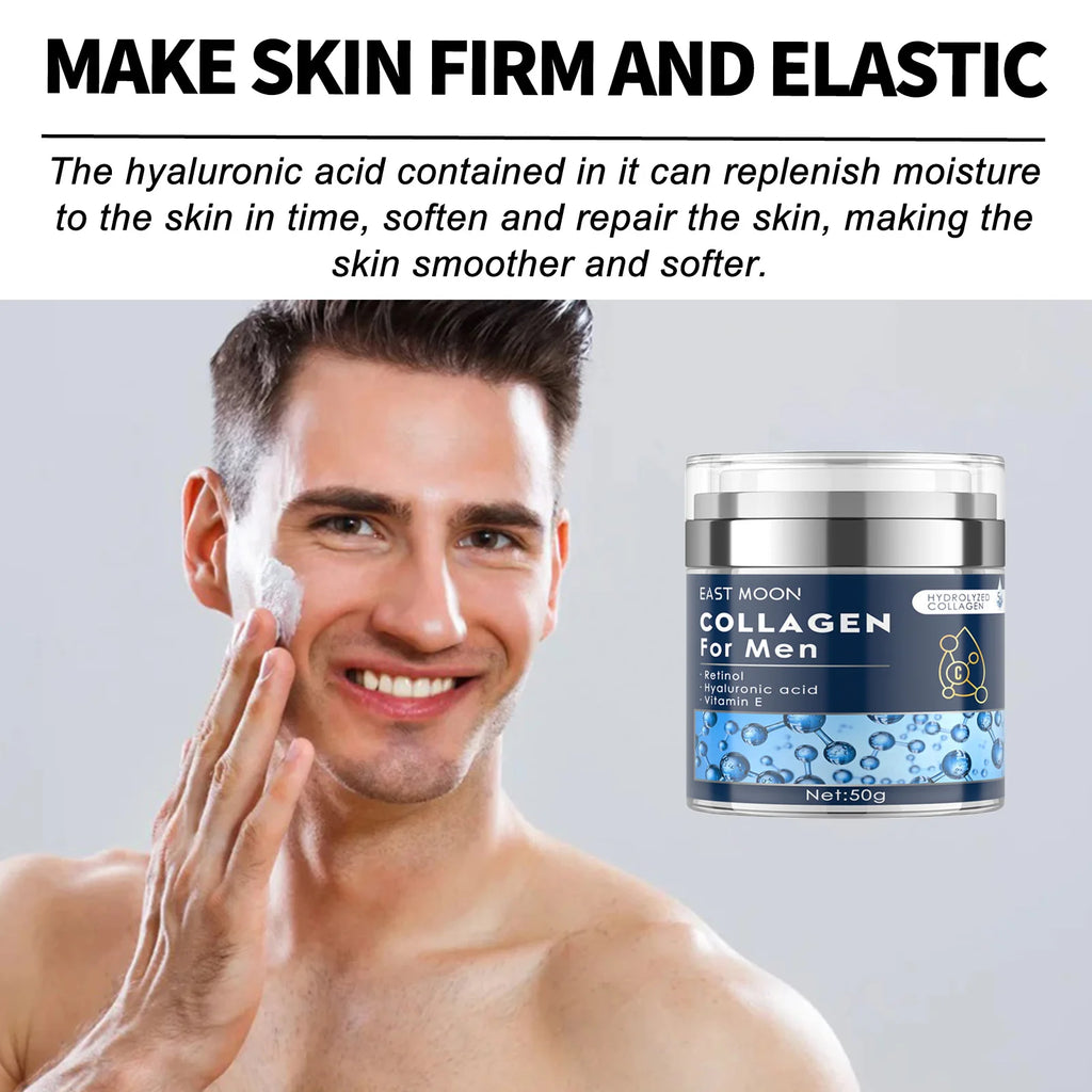 Men's Retinol Collagen Face Cream – Anti-Wrinkle & Firming Men's Face Cream Zpaxo