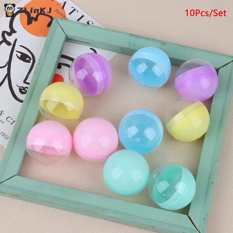 Fillable Ball Empty Vending Machine Capsules Bulk Container Round Zpaxo