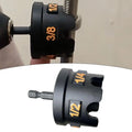 Nut Zipper Drill Attachment Nut Drill Bit Socket Wrench Tool Fast Nut and Bolt Removal for Professional Contractor Plumber Zpaxo Default Title
