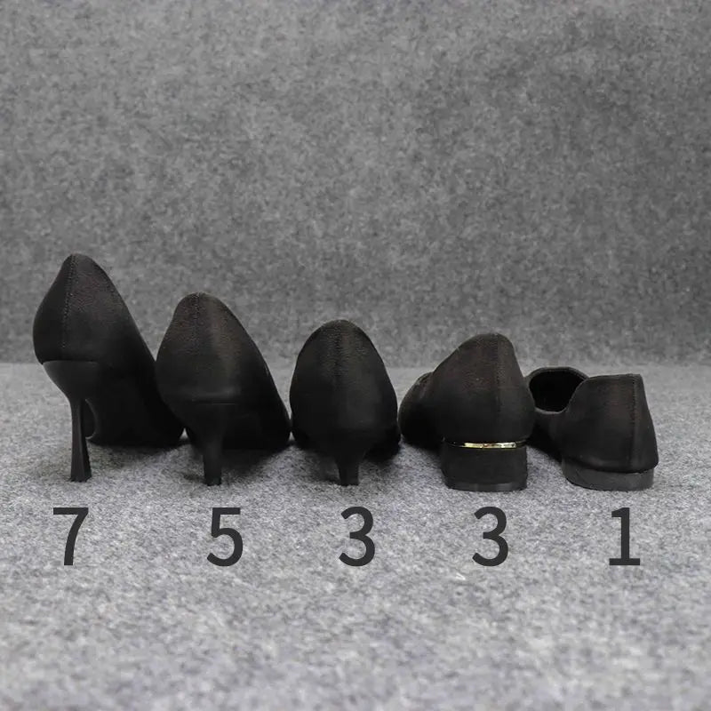 Pointed flat shoes for women spring autumn 2023 new shallow cut rhinestone flat heel versatile suede comfortable ladies' shoes Zpaxo