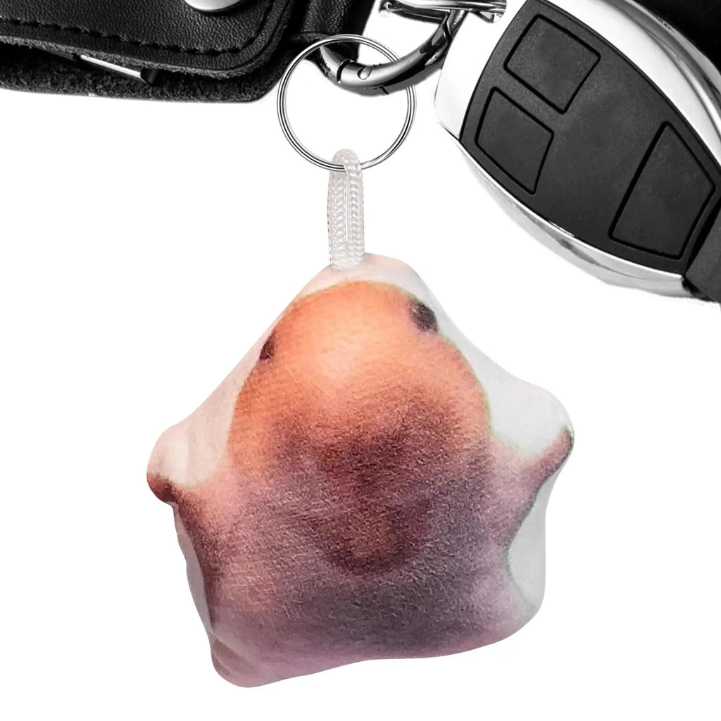 Hamster Keyring Key Ring Pendant Laughter Voice Design Bag Charm Hangable Decoration Backpack Accessory for Boys Girls Zpaxo Default Title