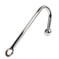 IKOKY Gay Stainless Steel Metal Butt Plug Ball Anal Hook Prostate