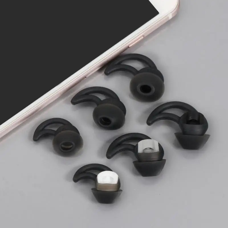 Replacement Silicone Tips for In Ear Earphones Earbuds Earhook For Sound Sport Wireless QC20 QC30 Noise Isolation Zpaxo
