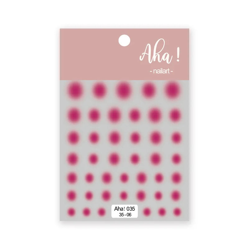 Colorful Transparent Gradient Nail Stickers Different Size Combinations Self-adhesive High Quality Nail Stickers Nail Art Deco Zpaxo 035-06