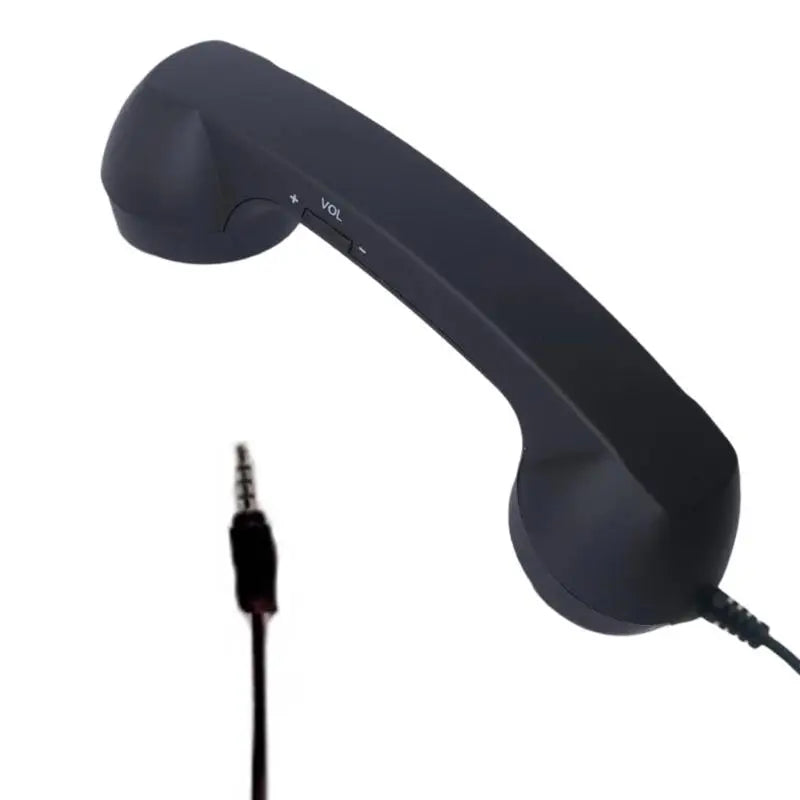 652F Portable Phone Earpiece Directs Plugs Clear Microphones Build Zpaxo Black CN