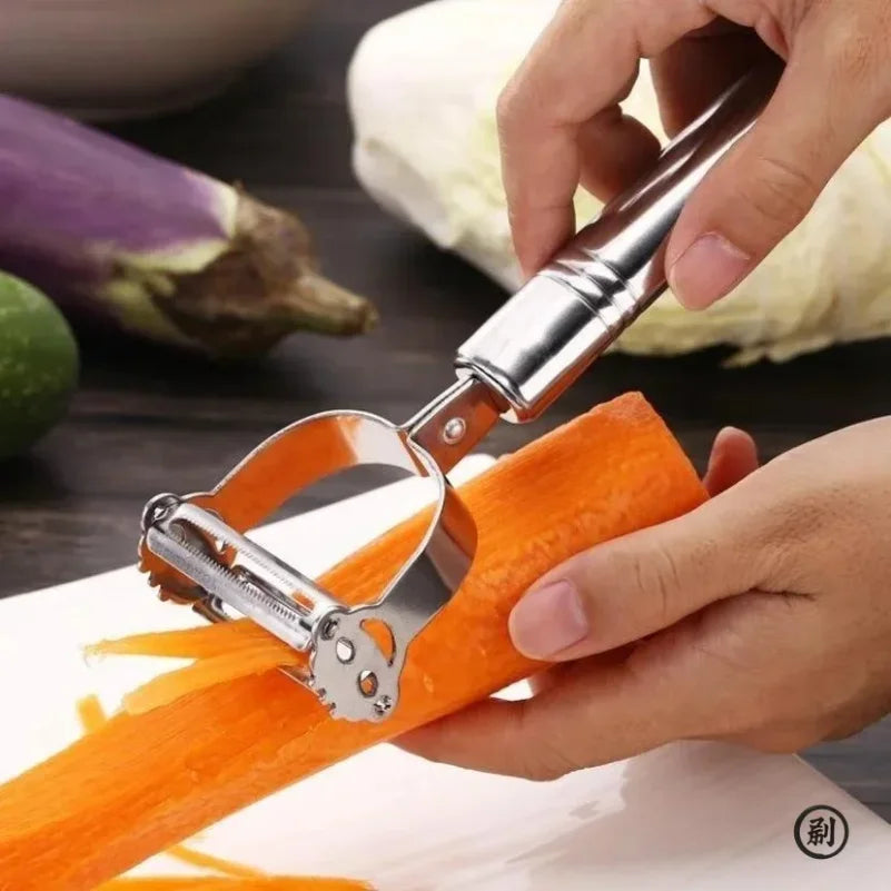 High Quality Stainless Steel Potato Cucumber Carrot Grater Julienne Peeler Vegetables Fruit Peeler Vegetable Slicer Zpaxo