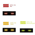 10-Pack Reflective Arrow Safety Stickers – Car, Bike & Moto