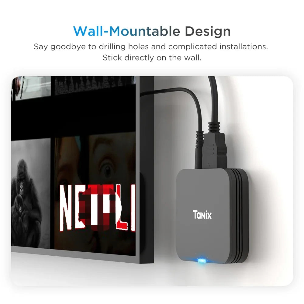 Tanix Tx1 TV Box Wifi 4K HDR Android10 USB Mini Portable Video Movice Zpaxo