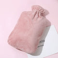 Plush Water Bottle Leak-proof Large-capacity Bed Abdomen Warmer Soft Zpaxo one size Pink