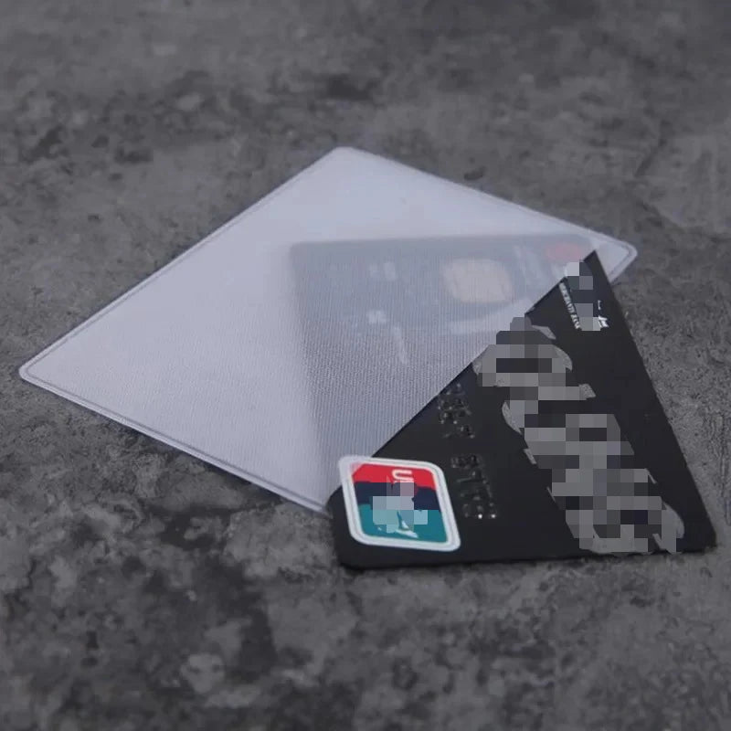 Waterproof Transparent Card Holders Plastic ID Case Passport Covers