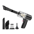 Car Vacuum Cleaner 120000PA Powerful Cleaning Machine Cars Cleaner Mini Wireless Portable Hand held Cleaner for Home Appliance Zpaxo black