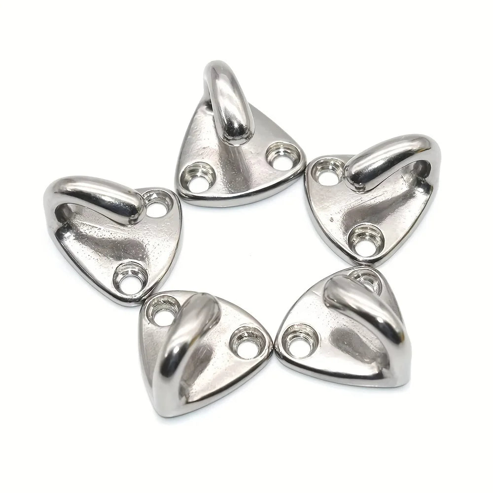 5-Pack Small Coat Hanger Hooks Set, Marine-Grade Yacht or Motor Homes, 316 Stainless Steel Boat Fender Hooks Zpaxo