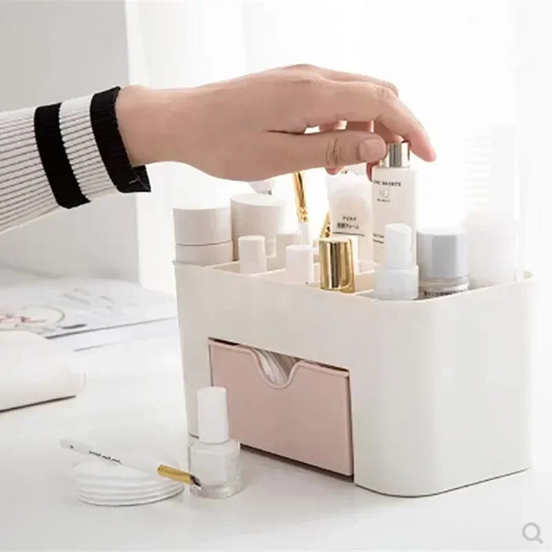 Hot Desktop Makeup Storage Box Sorting Storage Rack Lipstick Skin Care Facial Mask Brush Dresser Storage Rack Zpaxo