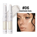 Dual-end Highlight Pen Long-lasting Waterproof Face Brightening