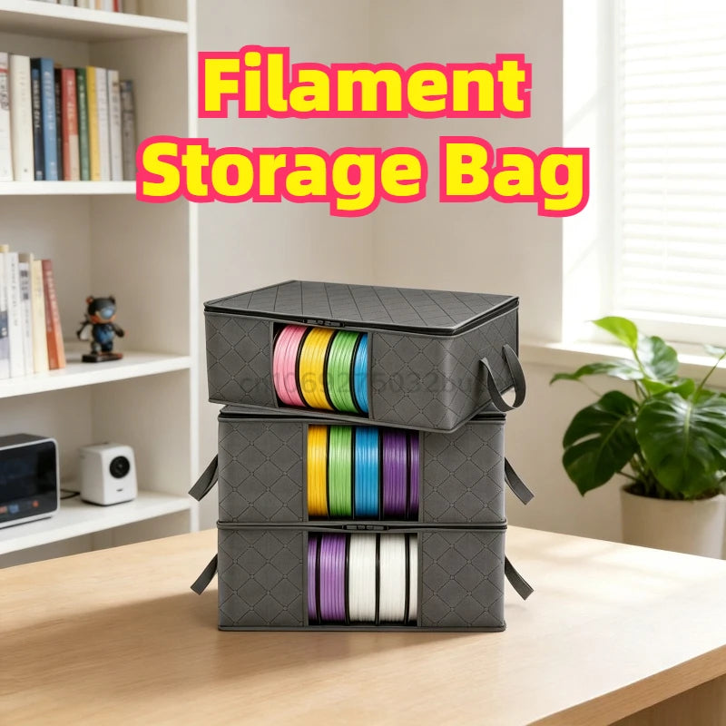 Large Capacity 3d Filament Storage Box Filament Storage Box Accessory Storage Box Clear Window Packing Organizing Storages Box Zpaxo