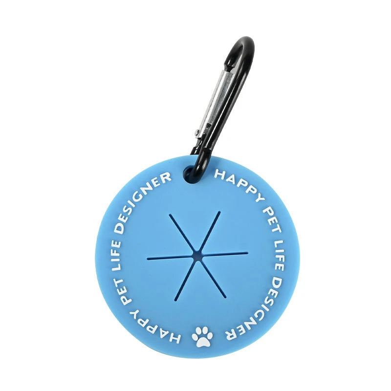 Dog Poop Bag Holder Waste Carabiner Clip Pet Dispenser Walking Zpaxo Blue