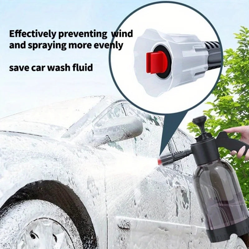 Hand Pump Foam Sprayer Snow Cannon Gun Pressure Relief Valve Car Wash