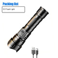 KDULIT 1200LM Zoomable LED Flashlight – USB-C Rechargeable, 6 Modes