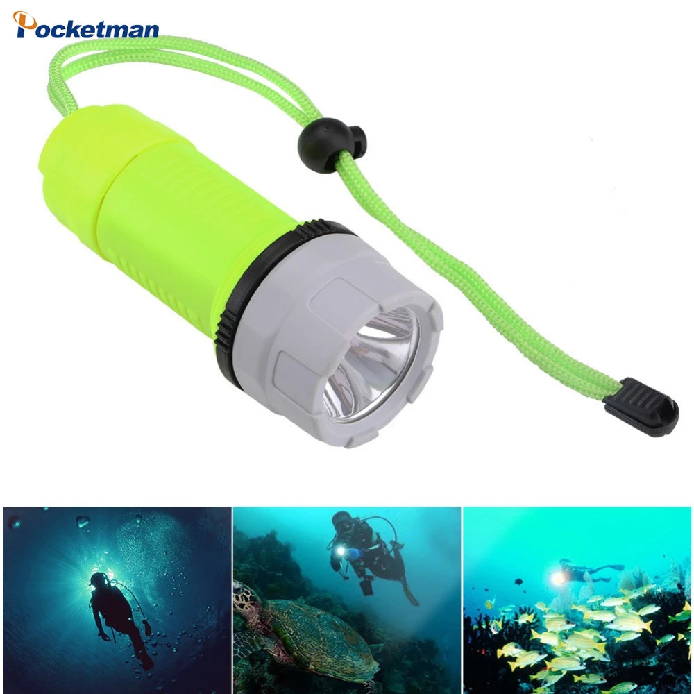POCKETMAN 1000-Lumen Waterproof LED Diving Flashlight | 3 Modes