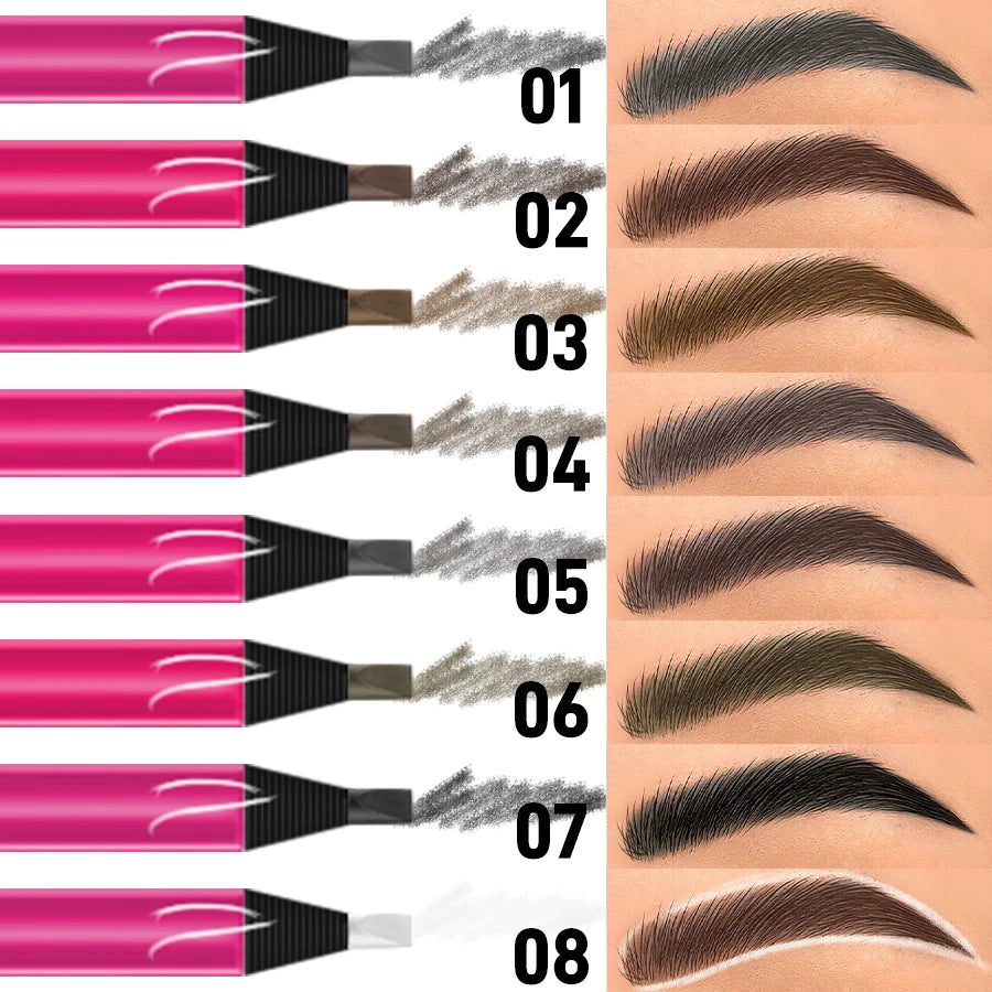 8 Tear Off Pull Line Black Eyebrow Pencil Ultra-fine Brown Rendering