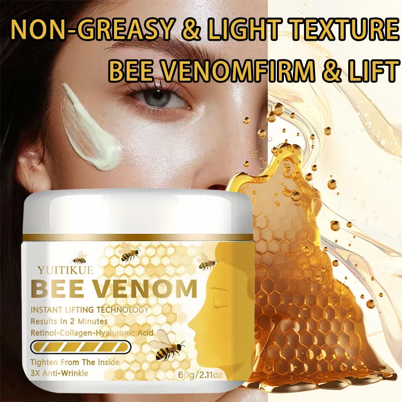 YUITIKUE Bee Venom Firming Cream 60g – Instant Lift & Hydration Firming Face Cream Zpaxo
