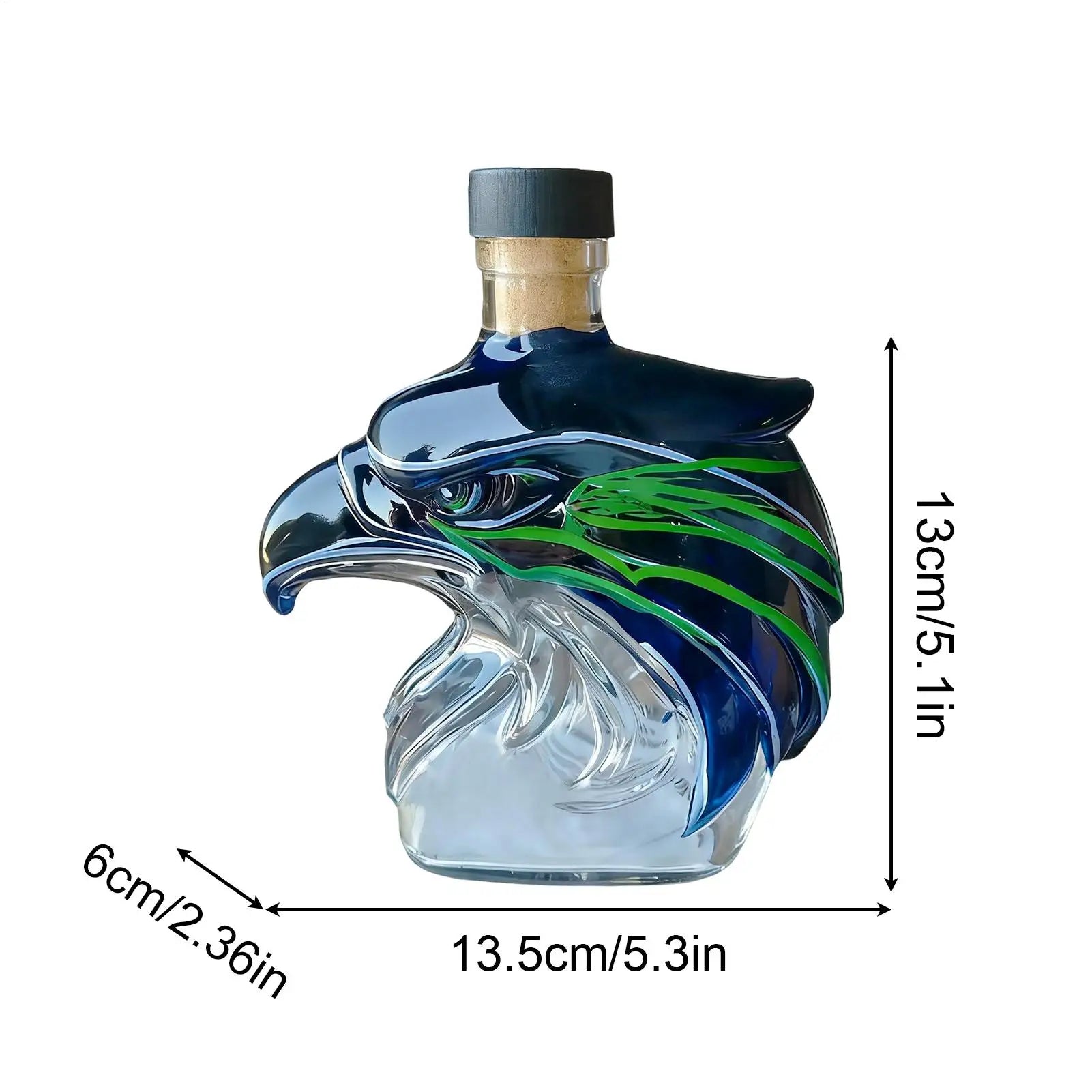 Wine Decanter Aesthetic Eagle Desk Decor Funny Glass Bottle Home
