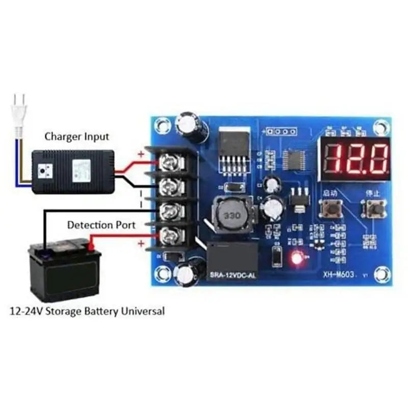 652F DC10-30V Input Battery Protections Control Module Featuring Zpaxo
