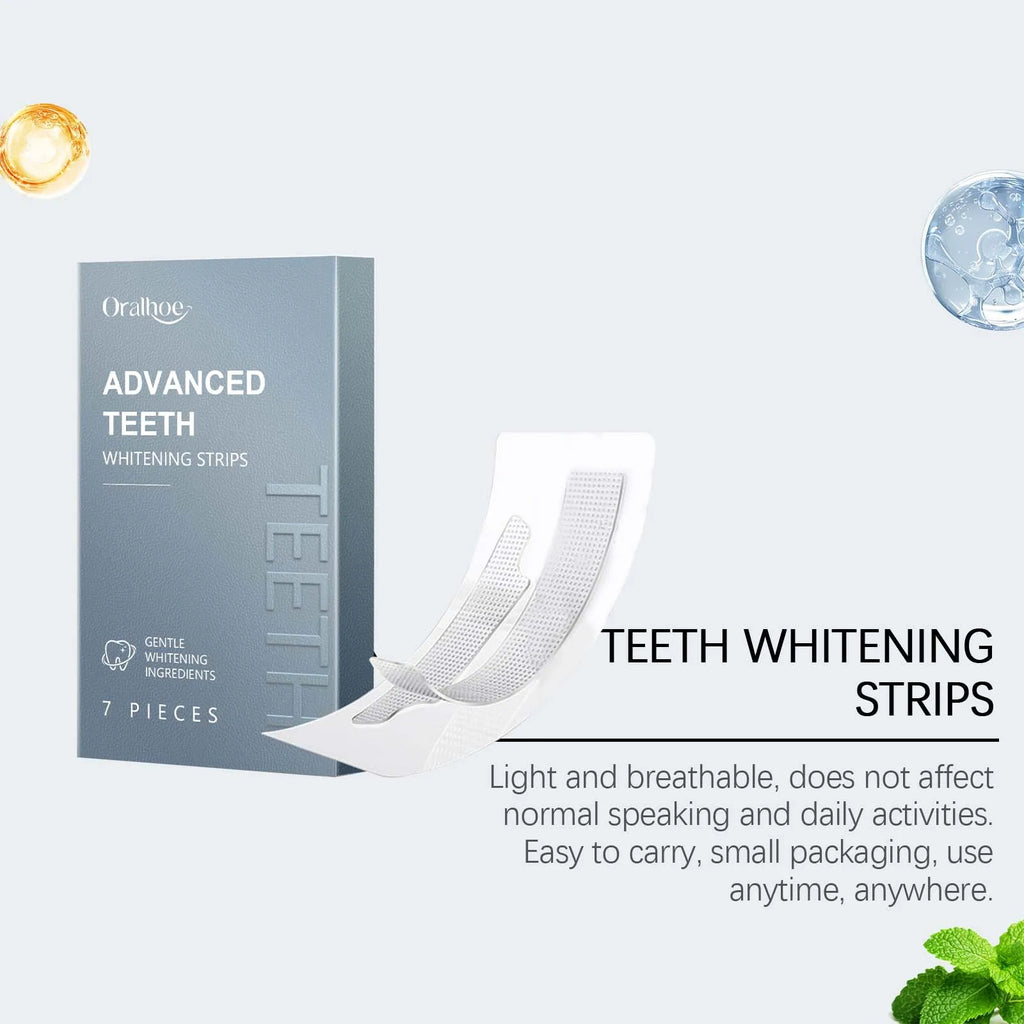 Oralhoe Teeth Whitening Strips – Enamel-Safe, Fresh Breath Teeth Whitening Strips Zpaxo