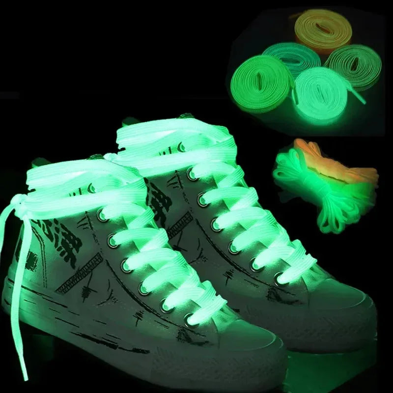Glow In The Dark Shoelaces – Luminous Fluorescent Sneaker Laces