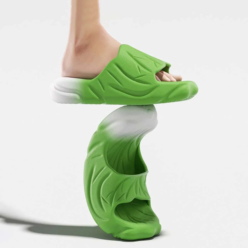 SHAJI Cute Cartoon Vegetable Cabbage Slides Unisex Couple Cloud