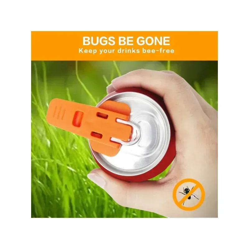 6-Pack Reusable Can Opener & Lid Sealer | Beer, Soda, Camping Can & Bottle Opener Zpaxo