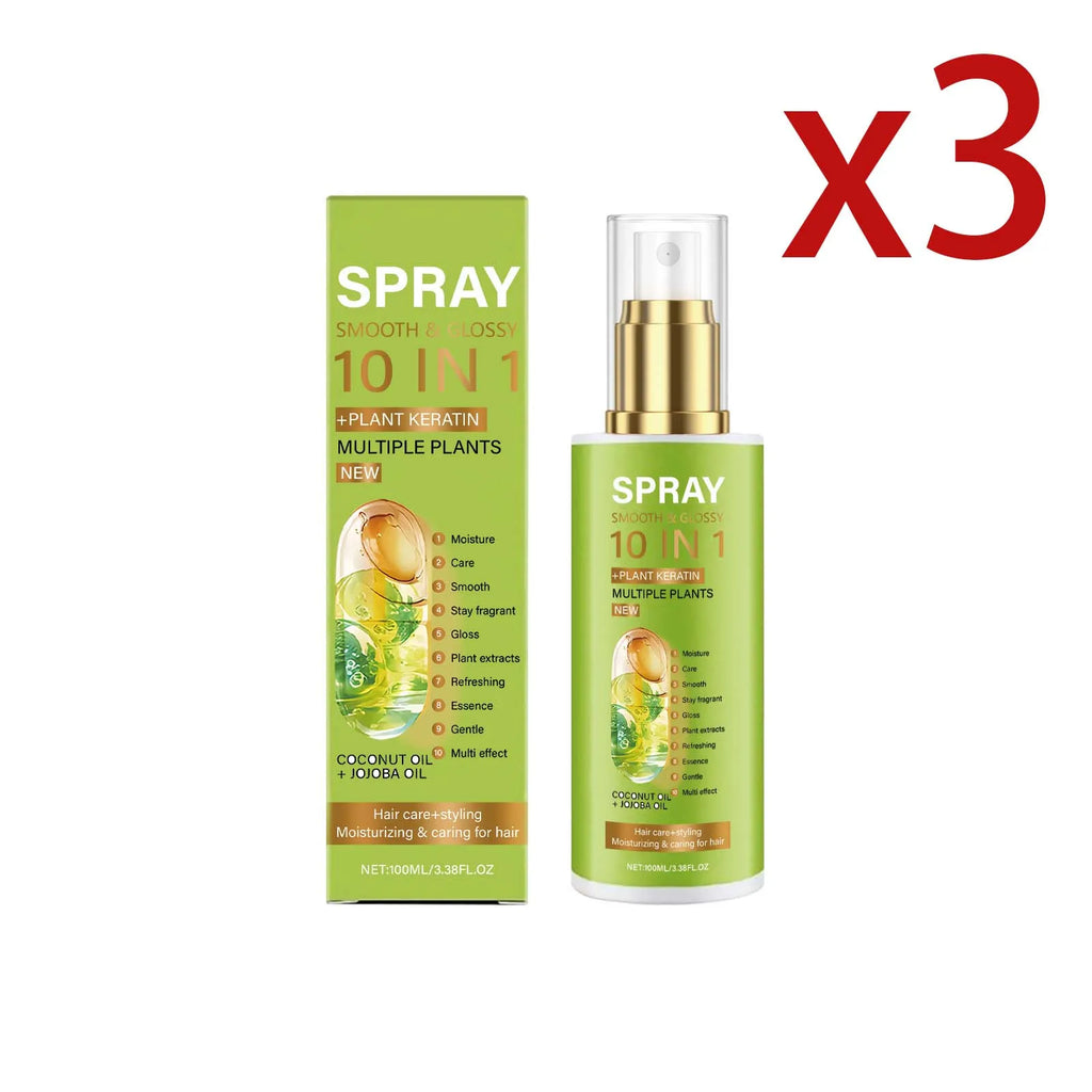 Plant Keratin Hair Spray – Moisturizing & Repair Essence 100ml Keratin Hair Spray Zpaxo 3x100ml