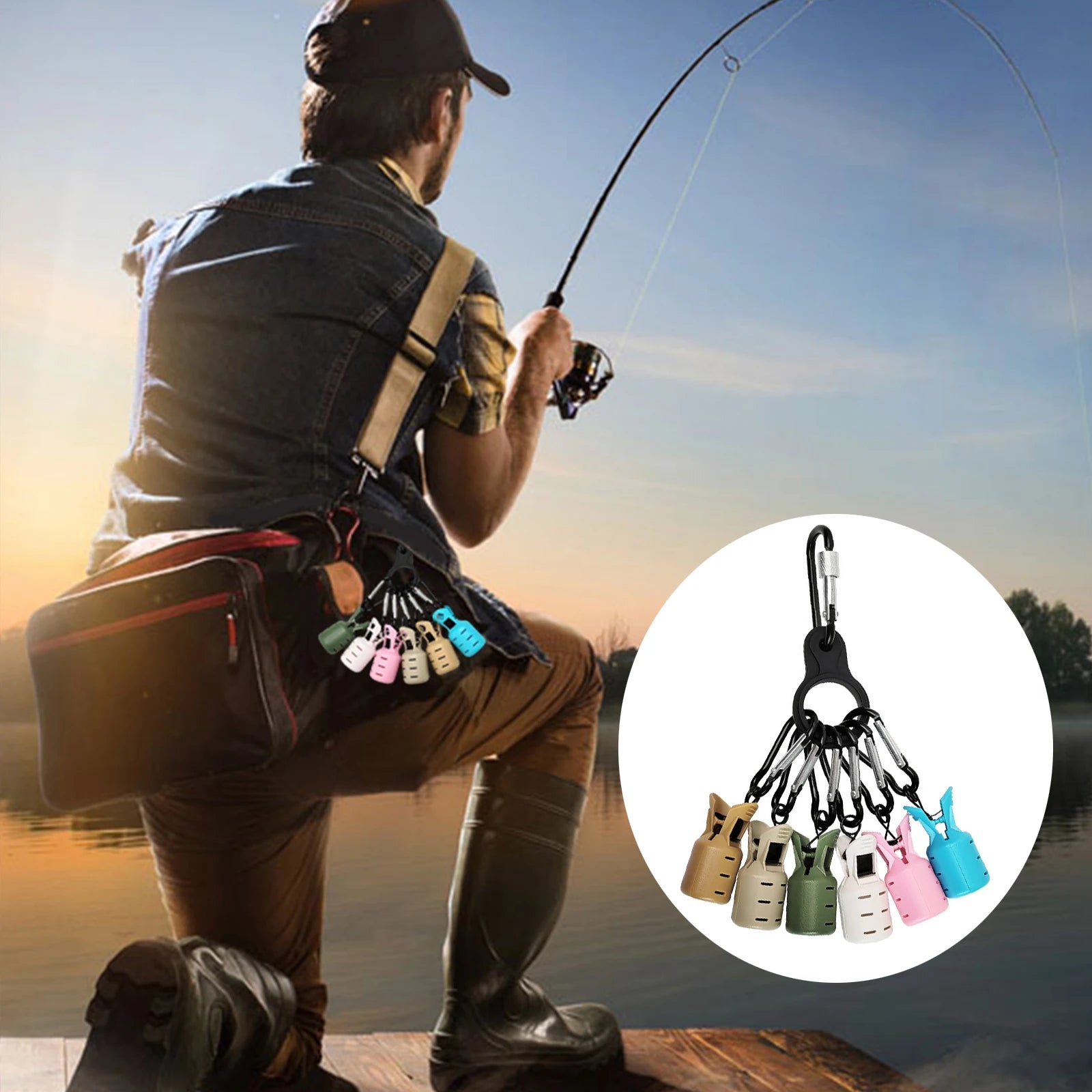 Squid Jig Bait Protector Anti-scratch Cuttlefish Umbrella Lure Cap