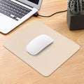 Small Portable Mouse Pad Gaming Waterproof Non-slip PU Suede Desk Mat Computer Keyboard Desk Pad Mats 2026 New Zpaxo Beige