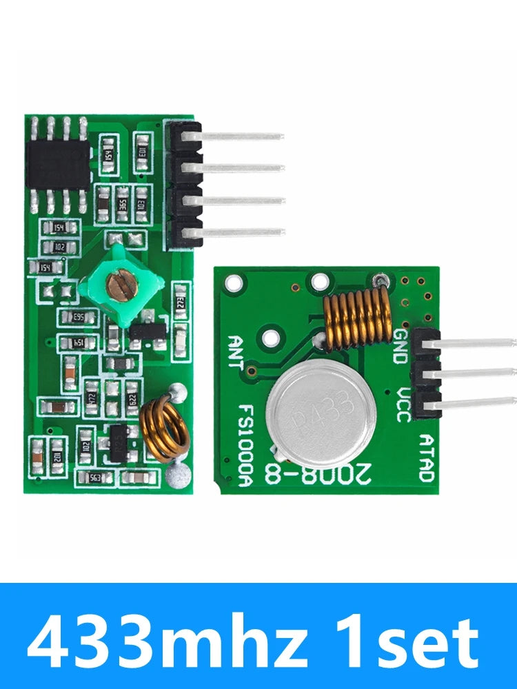 433 Mhz RF Transmitter Receiver Module Link ARM MCU WL DIY 433MHZ Zpaxo 433MHZ 1SET