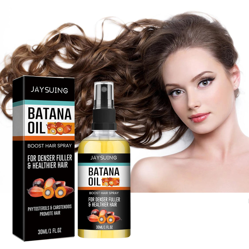 Jaysuing Natural Batana Oil Hair Spray Anti Hair Loss Hair Care Promotes Hair Growth Suitable for Men and Women Hair Conditioner Zpaxo