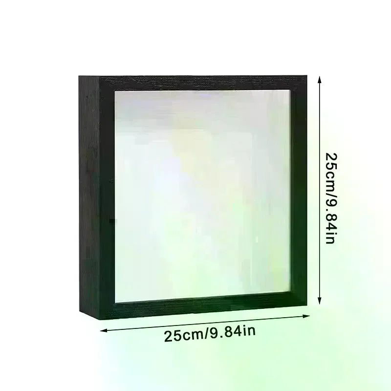 Personalized DIY Photo Family Memory Display Case Frame Mini Museum Zpaxo
